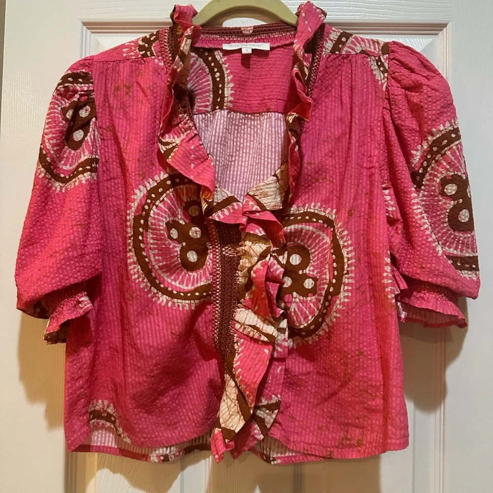 Pink Patterned Jacket - Picture 3 of 5